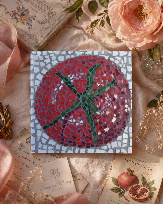 Perfectly Ripe Tomato Mosaic Kit | Luxury Mosaic Art Kit with Plywood Board | 🛠 Luxury Kit With Tool Kit