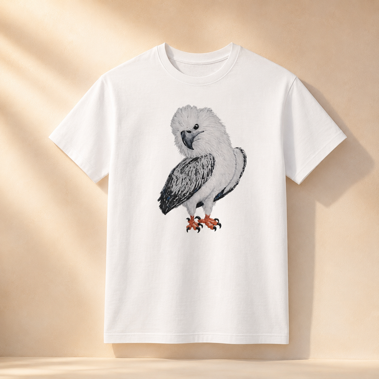 Ultra Cotton Unisex Crewneck T-shirt | Clothing | "Just a Lil Nibble" White-bellied Sea Eagle Artwork