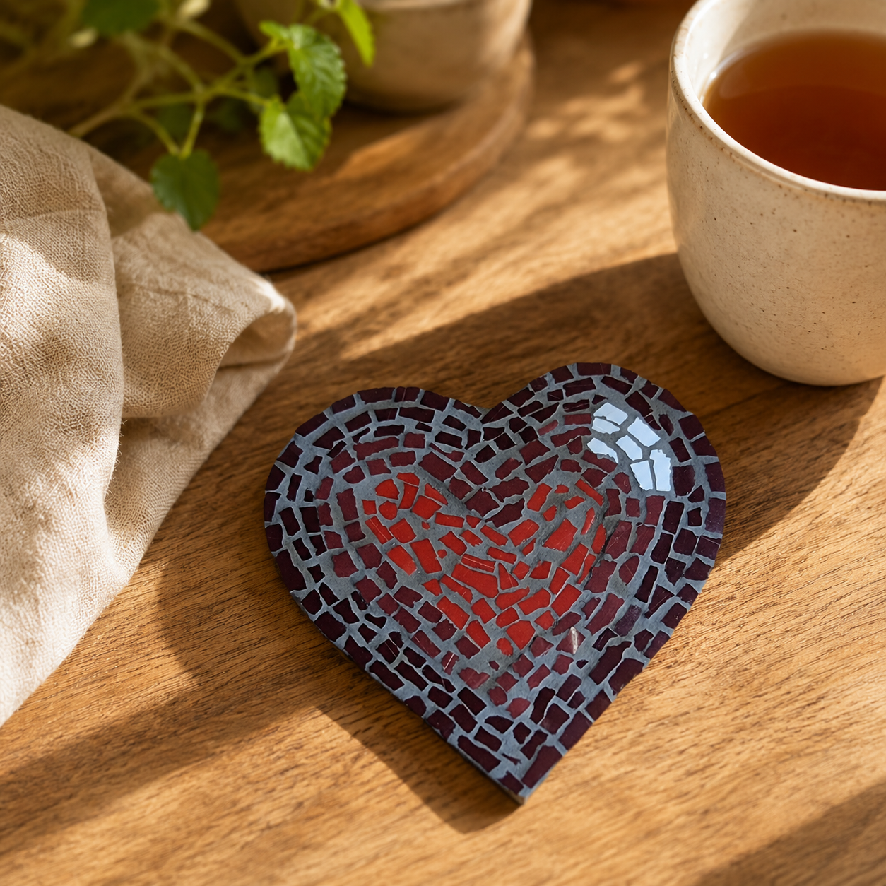 Love Heart Coaster — Digital Download Design Template