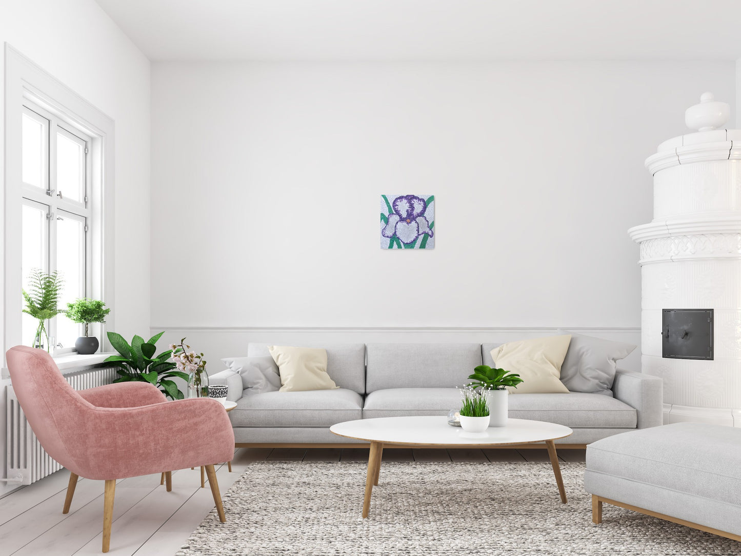 Violetta | Iris Hanging Mosaic Maker’s Studio DIY Kit | 🖌 Level 3