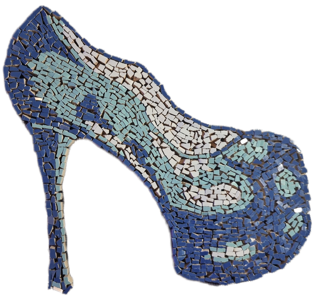 How to Glue a Mosaic to the Final Surface Without Slips or Mess