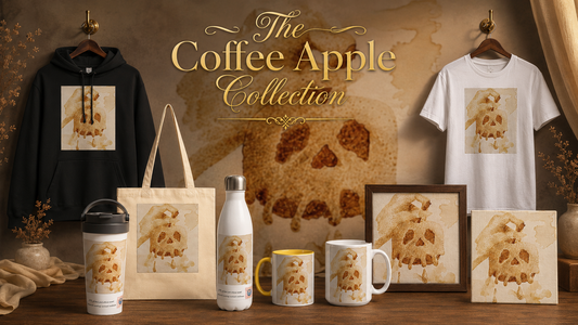 Coffee Apple Merchandise | Mosaic Prints, Mugs, Clothing & Healing-Inspired Gifts