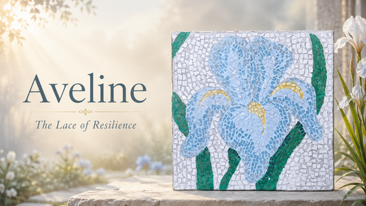 🌸 Aveline: Iris Art Prints, Canvas Wall Art & Delicate Resilience Decor