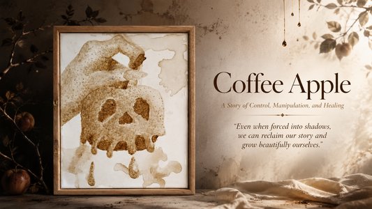 Coffee Apple Painting – A Story of Healing, Control & Resilience