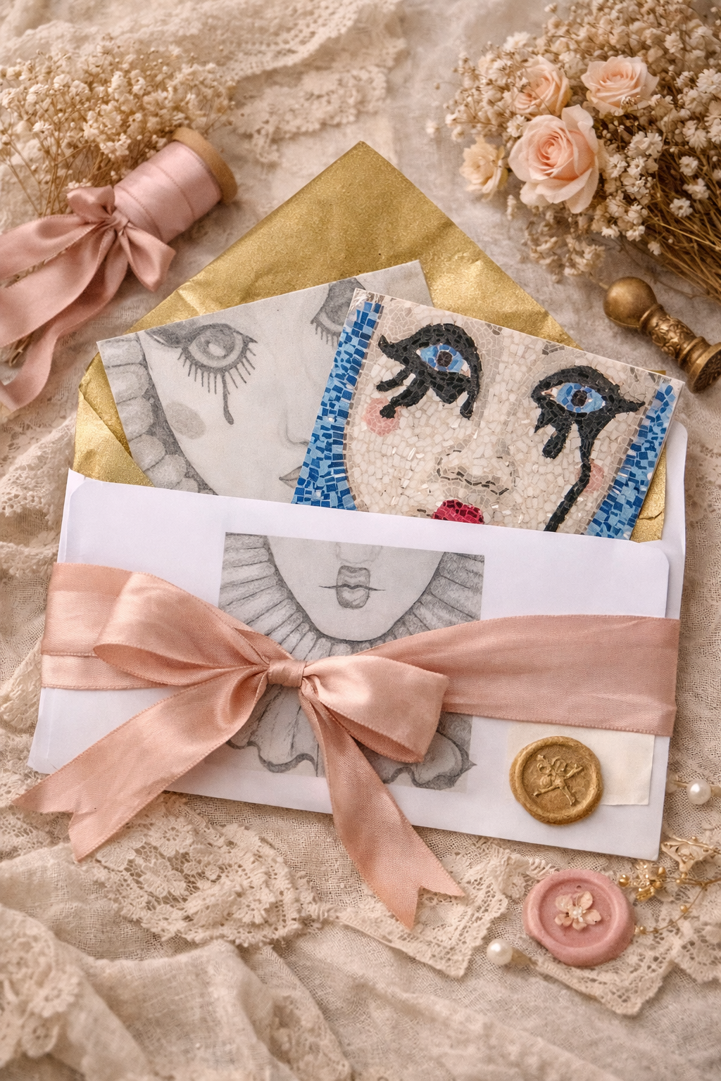 “What Is Cottagecore Crafting? A Beginner’s Guide to Slow, Handmade Living a gorgeous layout of mosaic mail club in cottage core setting