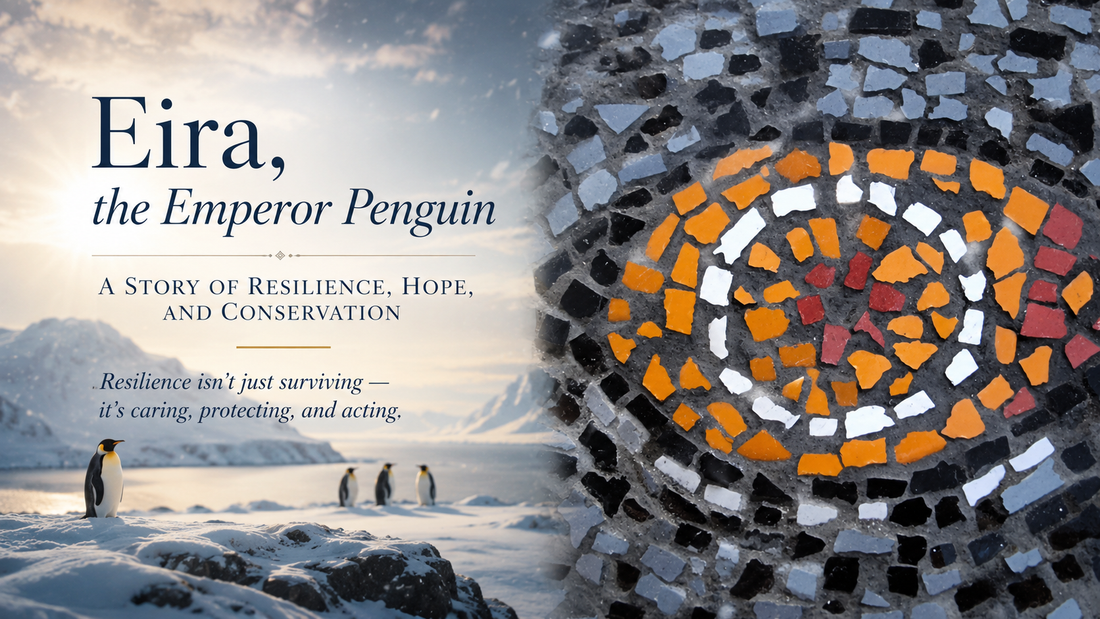 🐧 Eira the Emperor Penguin: Penguin Art Prints, Canvas Wall Art & Conservation Decor