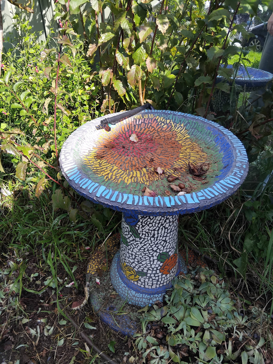 The Story Behind My Birdbath Mosaic