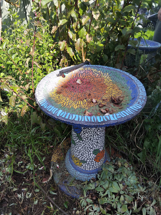 The Story Behind My Birdbath Mosaic