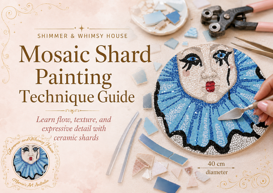 Cutting Ceramic Tiles for Shard Painting | Mosaic Technique Guide