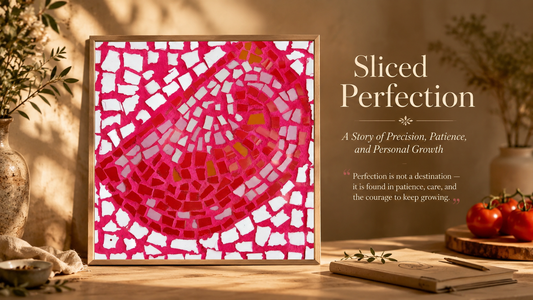 “Sliced Perfection” – A Mosaic of Precision, Patience, and Personal Growth