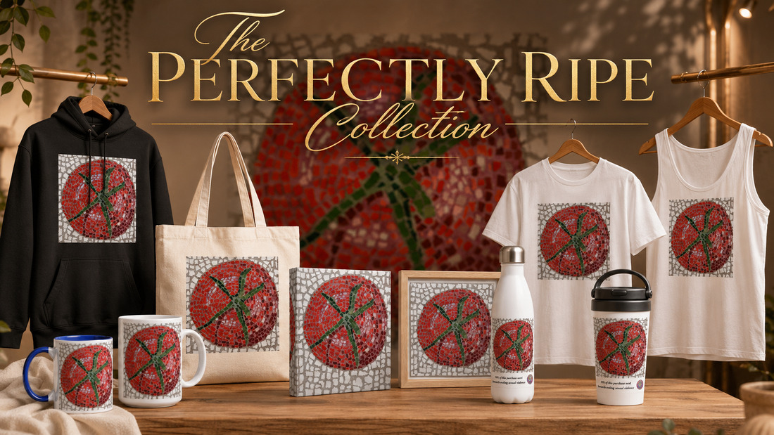 Perfectly Ripe Merchandise | Mosaic Prints, Mugs, Clothing & Growth-Inspired Gifts