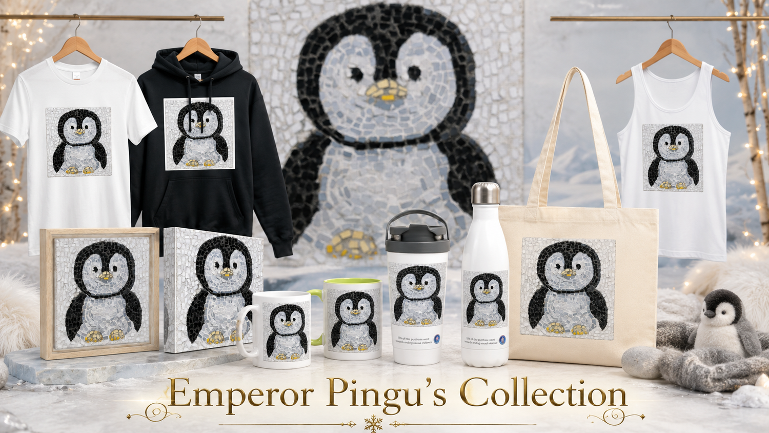 Emperor Pingu Merch Collection | Penguin Gifts About Friendship, Belonging & Gentle Courage