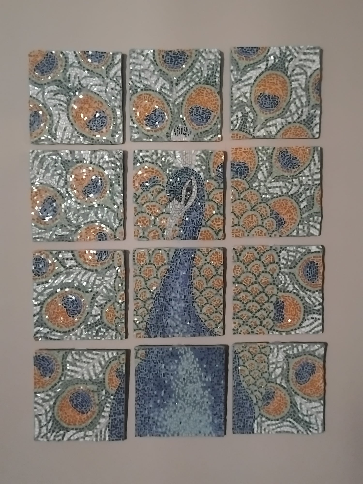 Shop Peacock’s Awakening Mosaic Designs | Unique Art Products