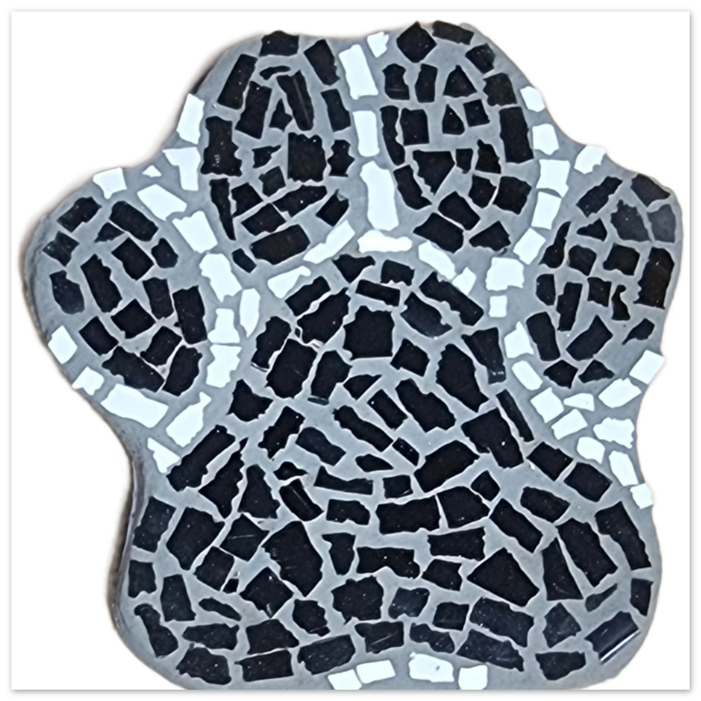 The Paw Print Coaster Mosaic Artwork – Hand-signed Collectible Print