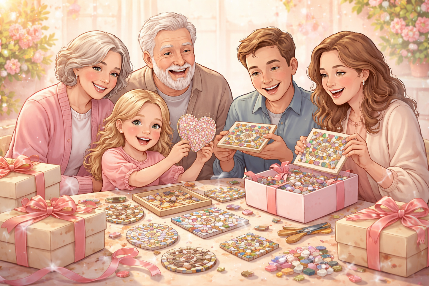 Mosaic Kits for Families & Friends | Create Together DIY Experience
