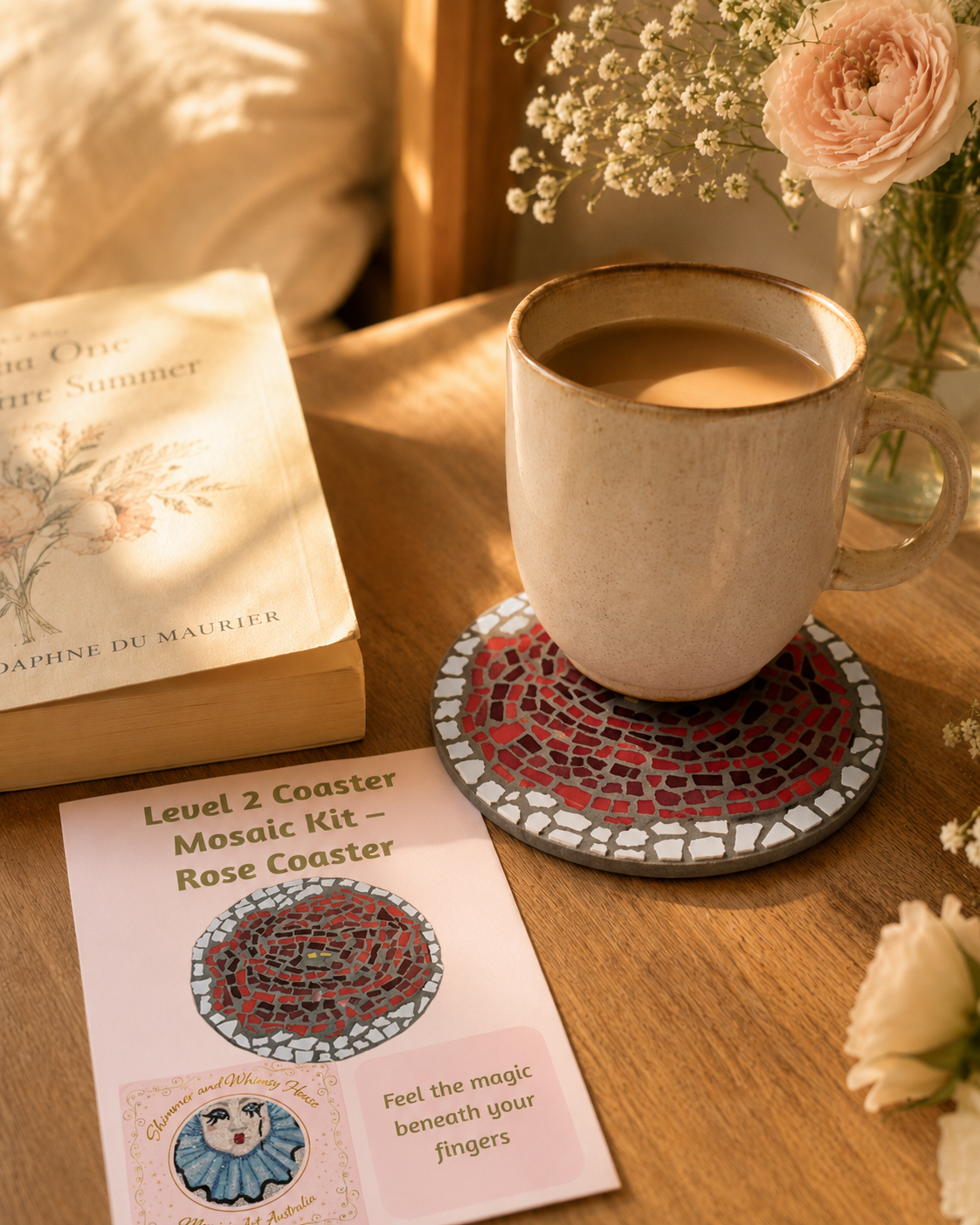 Rose Coasters Level 1 Physical Kit — Set of 4