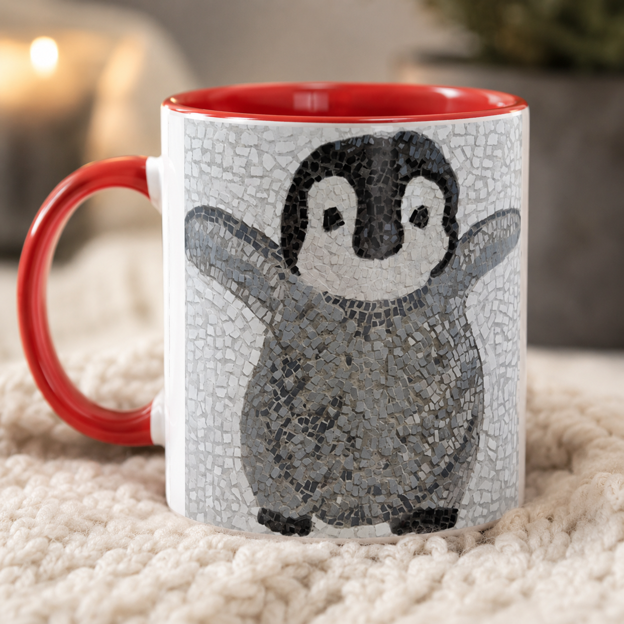 “I’m Coming, Mummy!” Baby Emperor Penguin Mug – 11oz Ceramic Mug