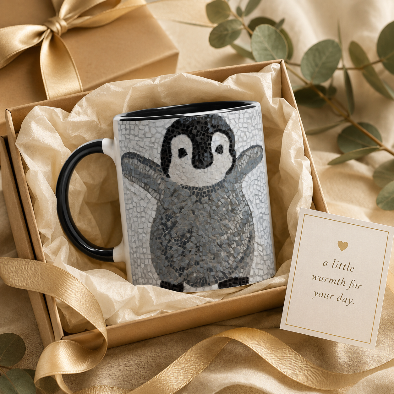 “I’m Coming, Mummy!” Baby Emperor Penguin Mug – 11oz Ceramic Mug