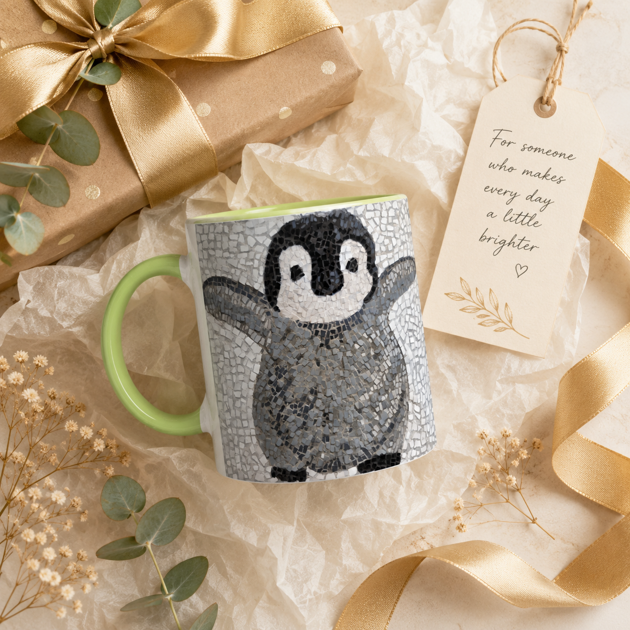 “I’m Coming, Mummy!” Baby Emperor Penguin Mug – 11oz Ceramic Mug