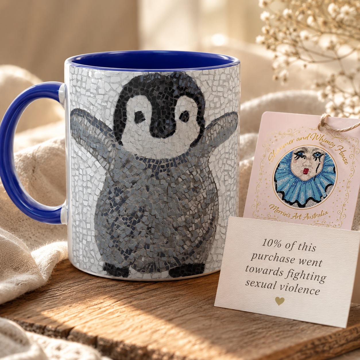 “I’m Coming, Mummy!” Baby Emperor Penguin Mug – 11oz Ceramic Mug