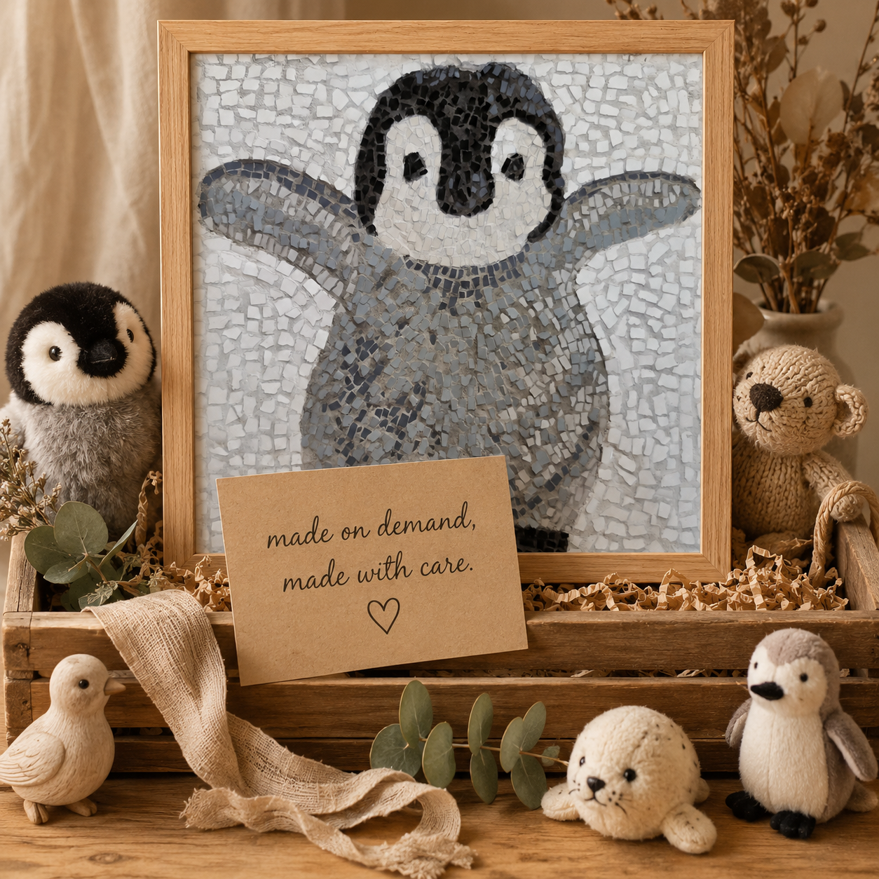 “I’m Coming, Mummy” Framed Fine Art Poster