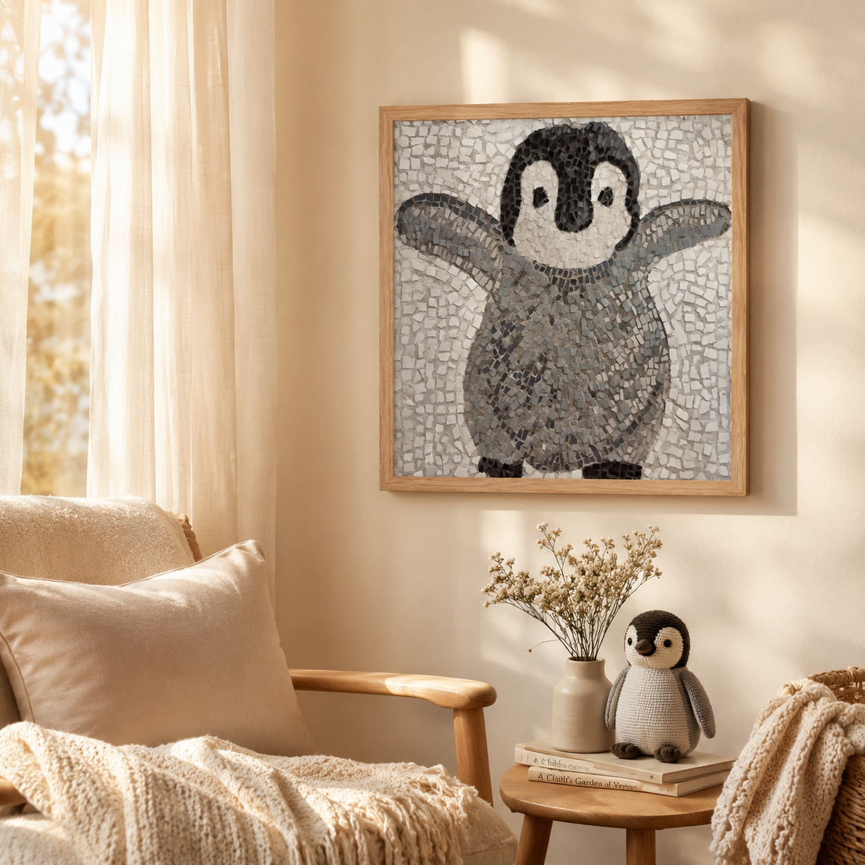 “I’m Coming, Mummy” Framed Fine Art Poster