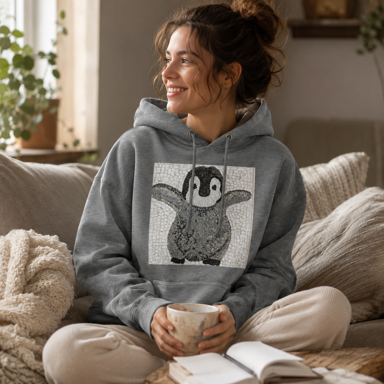“I’m Coming Mummy!” – Baby Emperor Penguin Hoodie