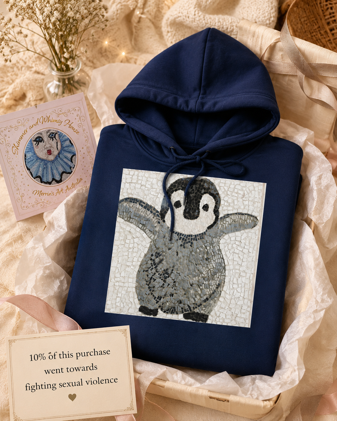 “I’m Coming Mummy!” – Baby Emperor Penguin Hoodie