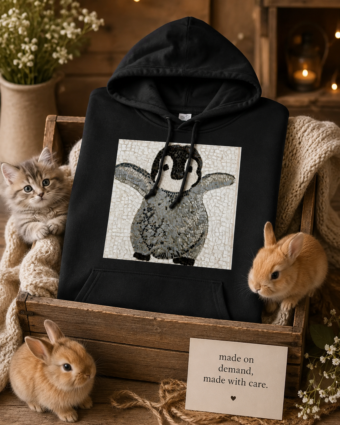 “I’m Coming Mummy!” – Baby Emperor Penguin Hoodie