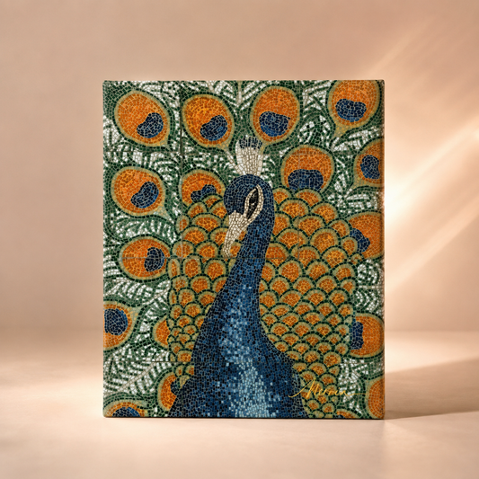 🦚 Peacock’s Awakening Canvas Print