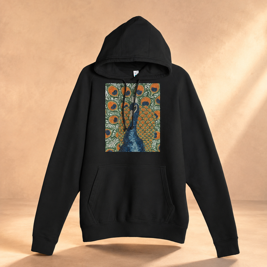 🦚 Peacock’s Awakening Mid-Weight Hoodie