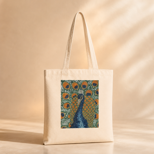 Peacock’s Awakening Eco-Friendly Tote Bag