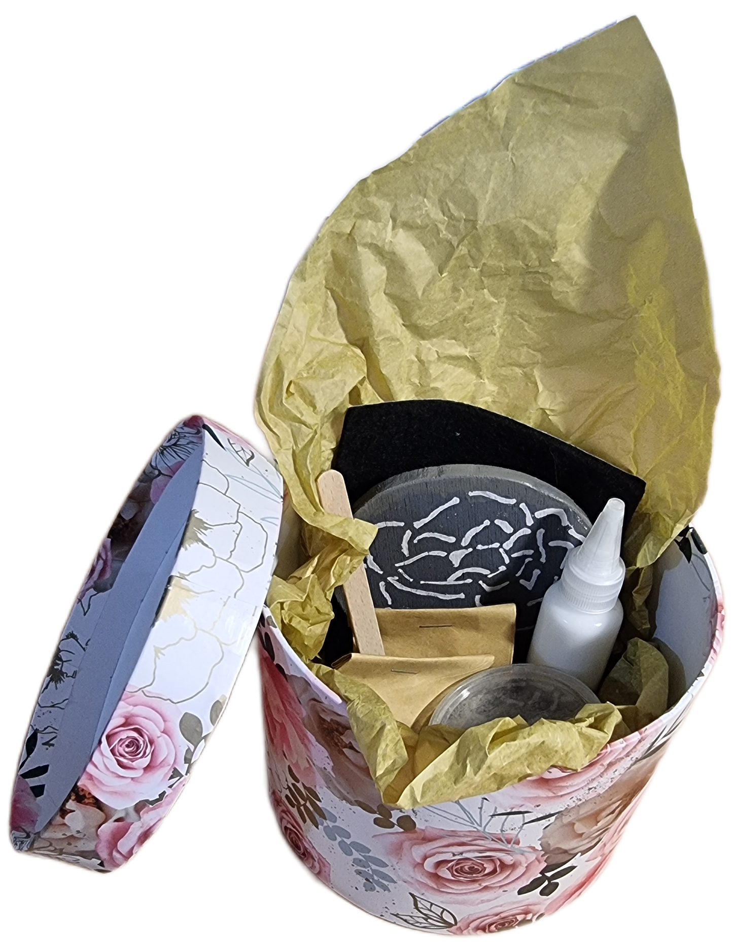 Rose mosaic coaster diy kit for sale