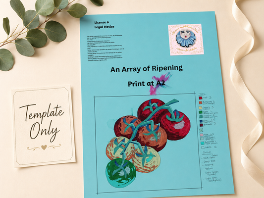 An Array of Ripening Tomato Hanging Mosaic Maker’s Studio DIY Kits | A2 | 🛠 Level 3