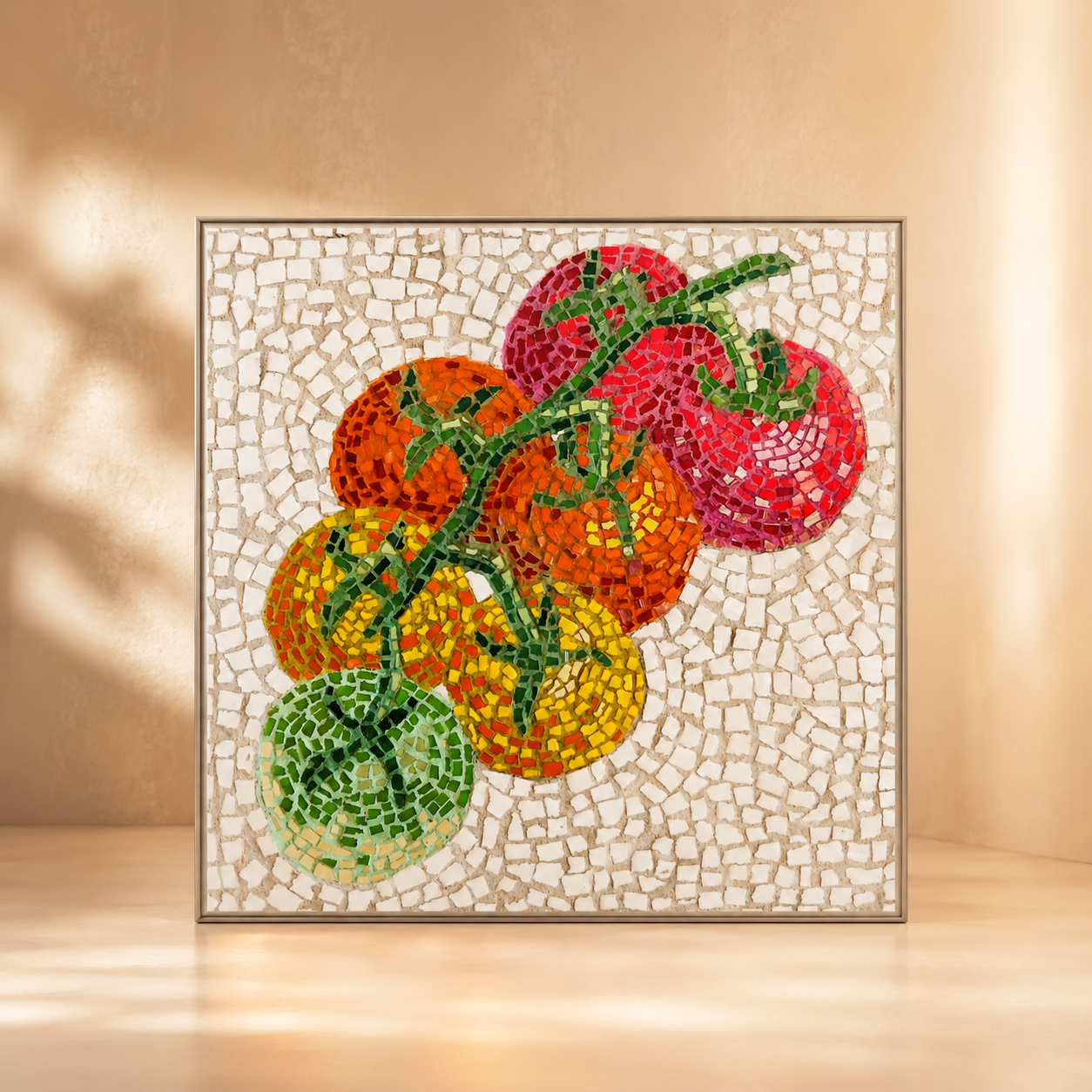 Fine Art Poster | An Array of Ripening Tomato Mosaic