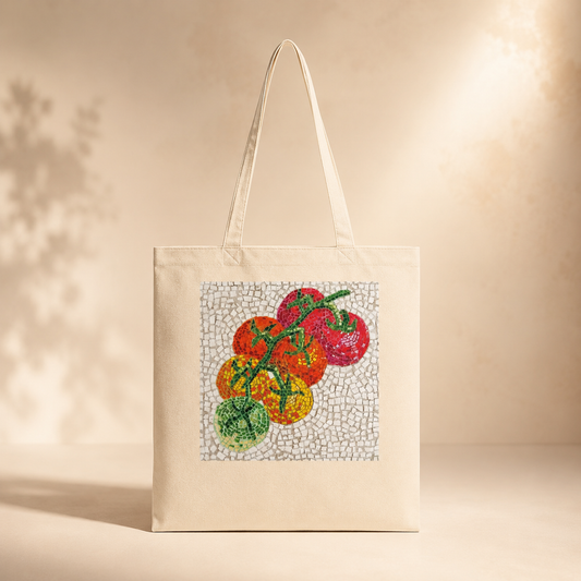 An Array of Ripening Long Handle Tomato Artist Design Tote Bag