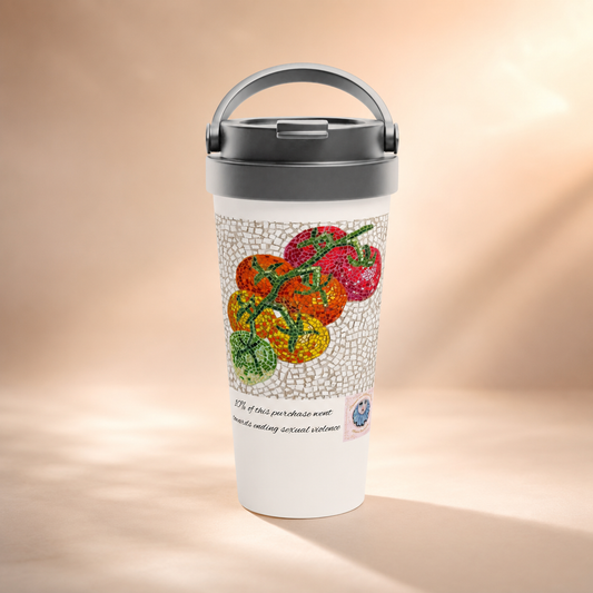 An Array of Ripening 15oz Stainless Steel Travel Mug