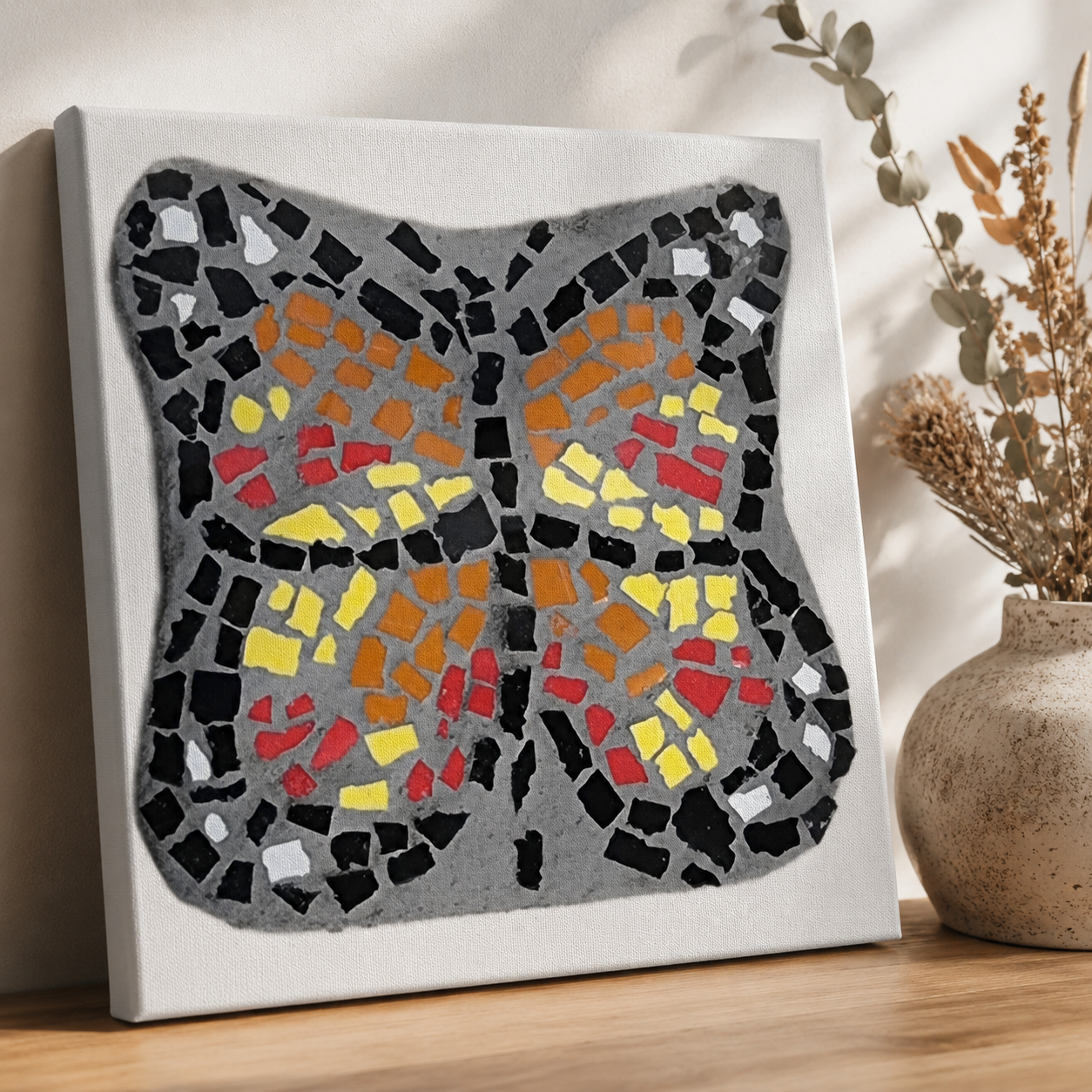 Butterfly Coaster Canvas Print | Symbolic Butterfly Wall Art