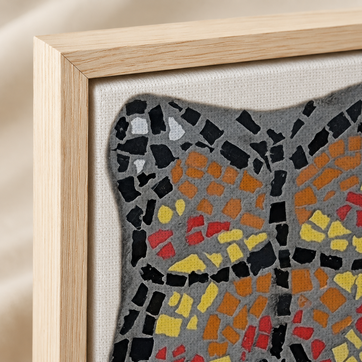 Butterfly Coaster Framed Canvas Print | Transformation Wall Art