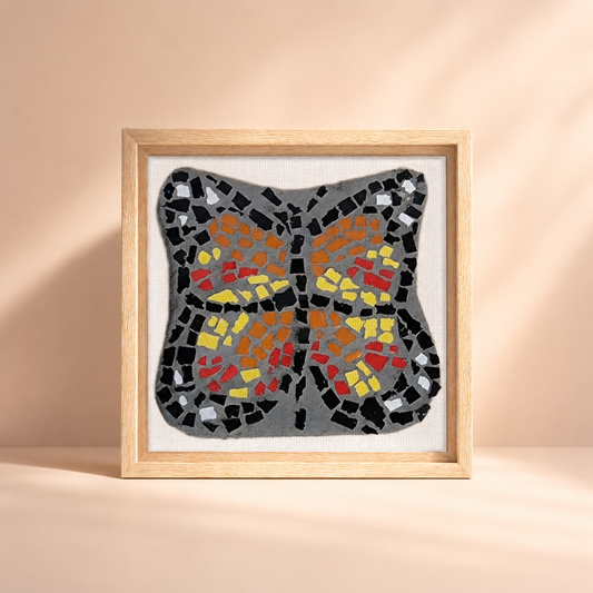 Butterfly Coaster Framed Canvas Print | Transformation Wall Art