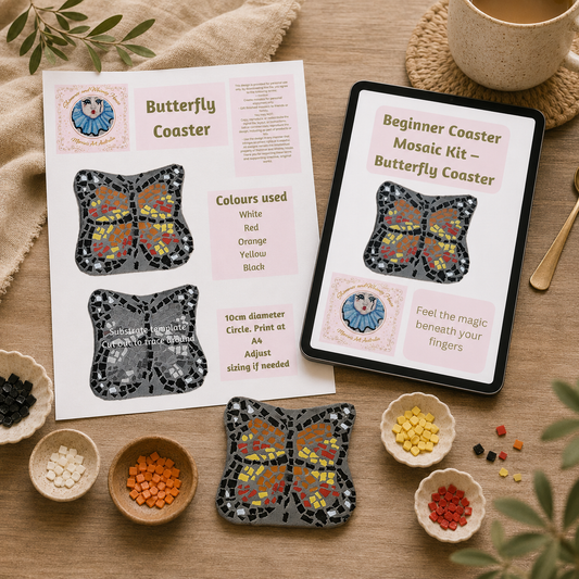 Butterfly Coasters Digital Download Design & Instructions Kit