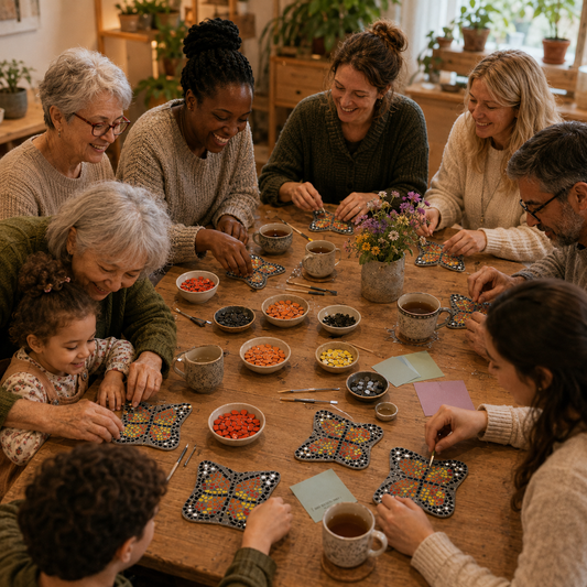 Butterfly Coaster Mosaic Kits for Families & Friends | Create Together DIY Experience