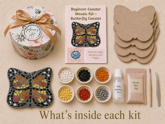 Butterfly Coasters Level 1 Physical Kit — Set of 4