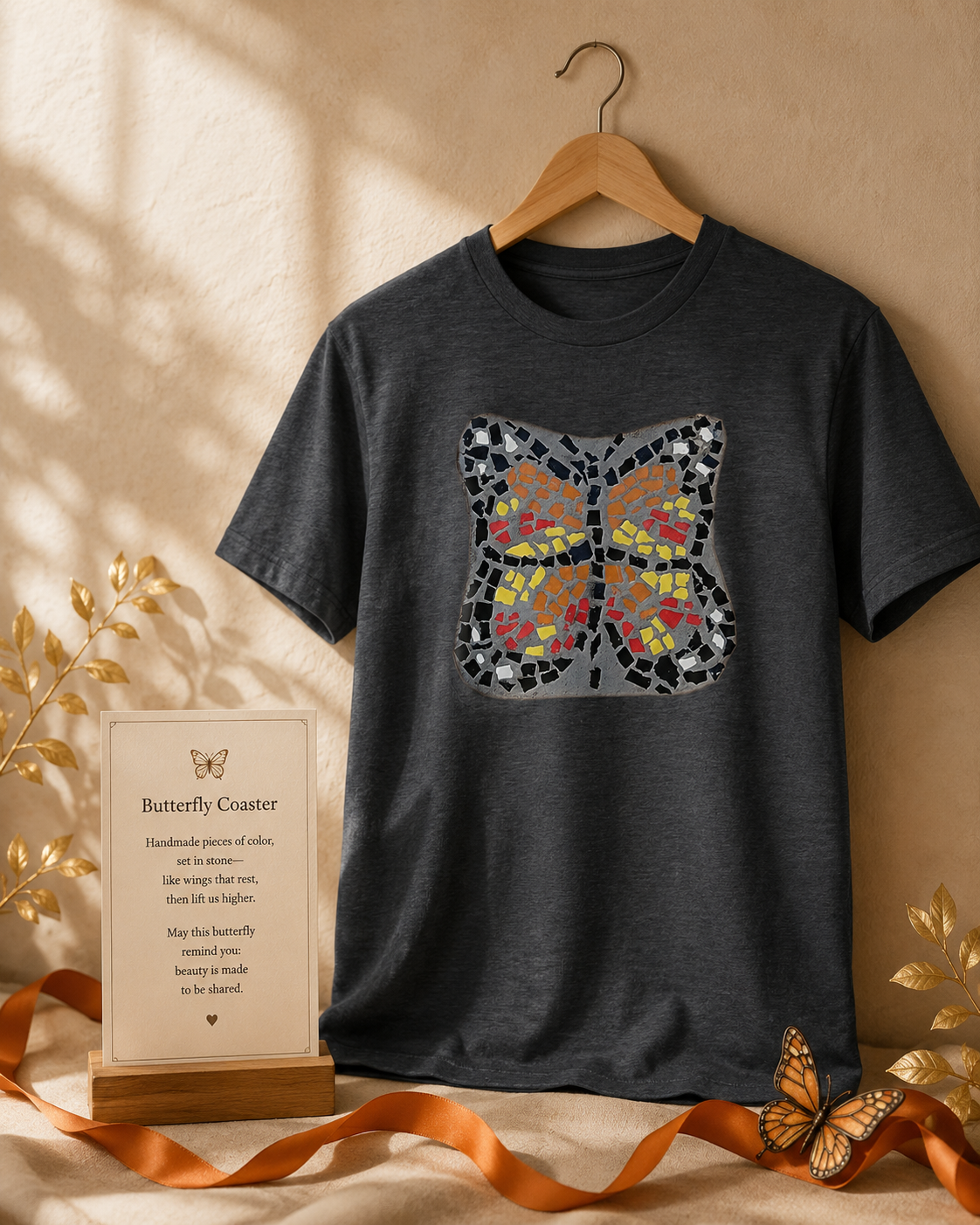 Butterfly Coaster Unisex Ultra Cotton Tee | Transformation Wearable Art