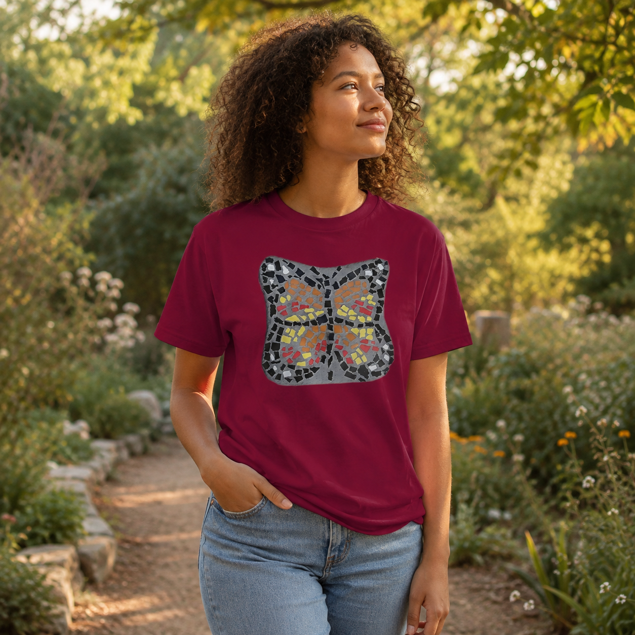 Butterfly Coaster Unisex Ultra Cotton Tee | Transformation Wearable Art