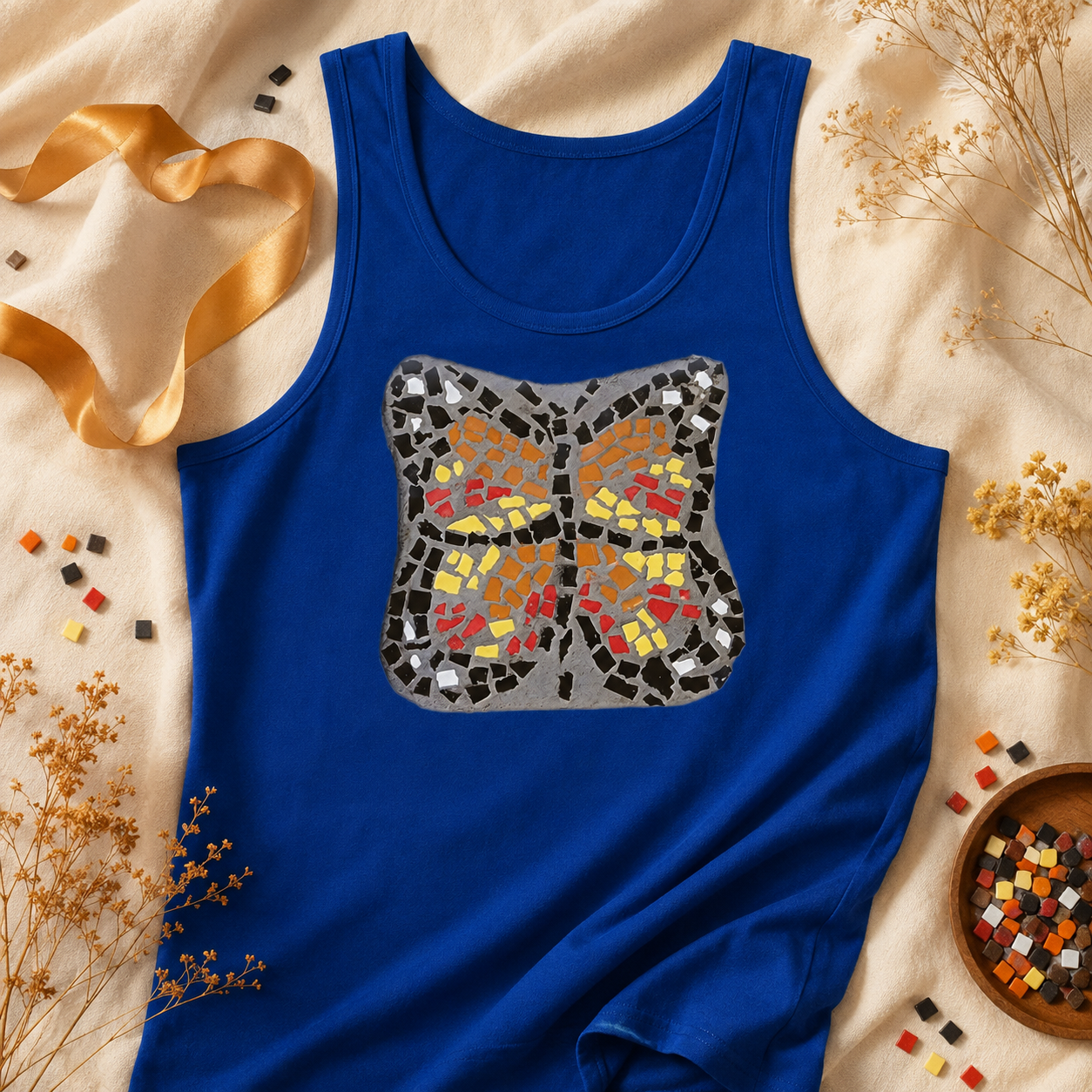 Butterfly Coaster Unisex Jersey Tank Top | Transformation Wearable Art