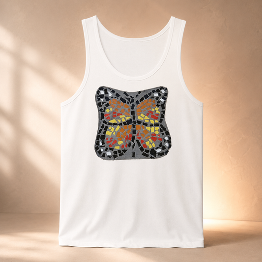 Butterfly Coaster Unisex Jersey Tank Top | Transformation Wearable Art