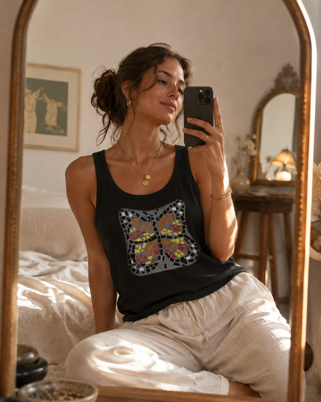 Butterfly Coaster Unisex Jersey Tank Top | Transformation Wearable Art
