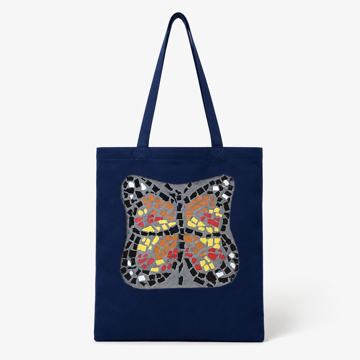 Butterfly Coaster Eco-Friendly Tote Bag | Cotton Butterfly Art Tote