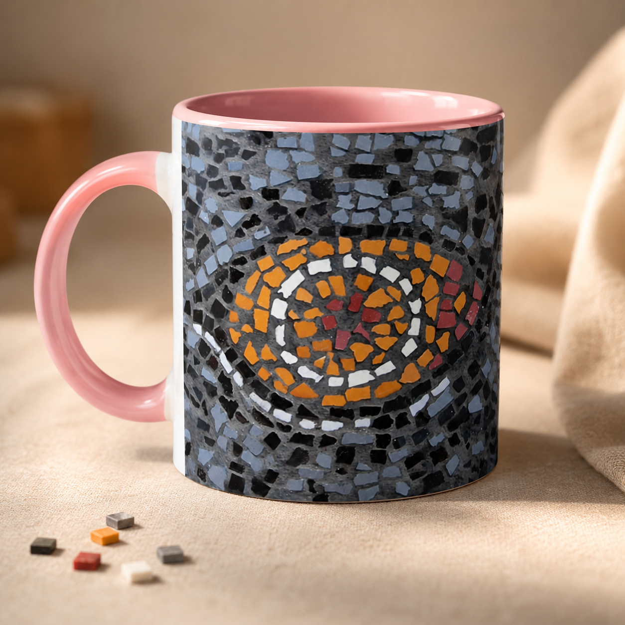 Eira Emperor Penguins Eye Ceramic Mug — Penguin Art Mug 11oz